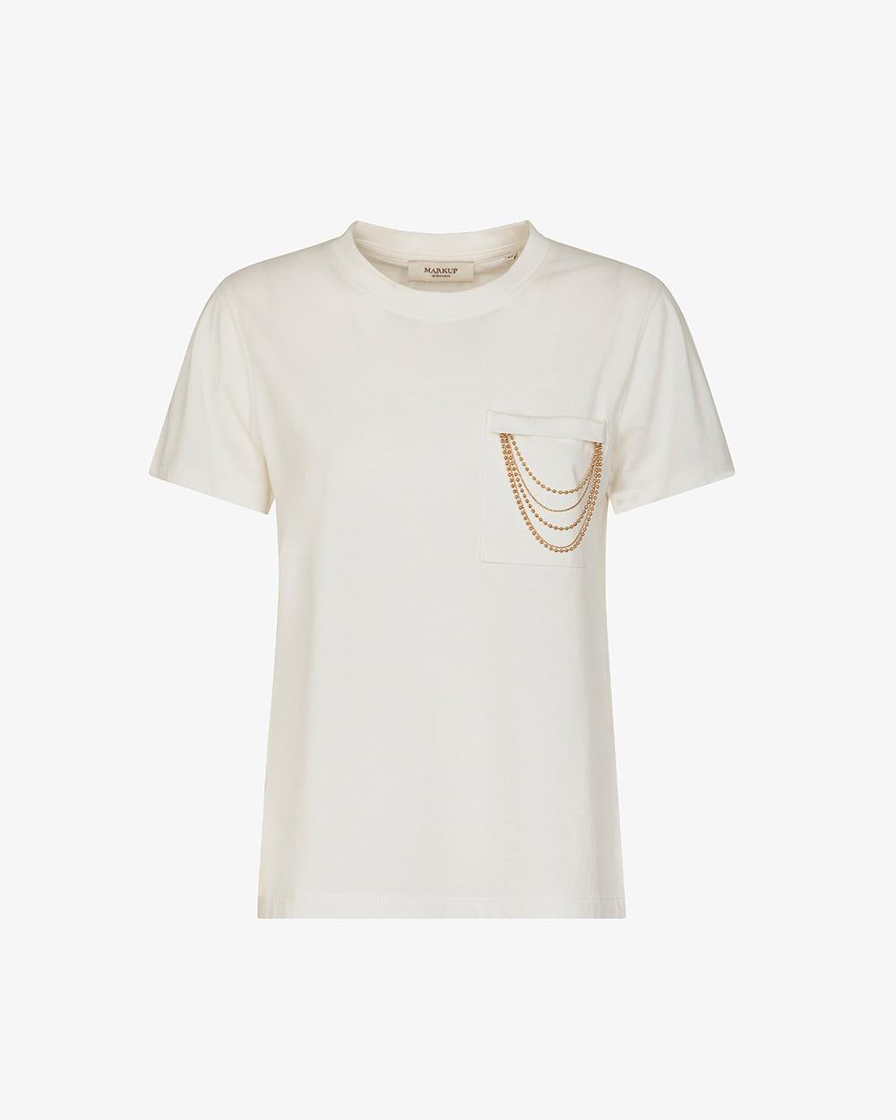 T-SHIRT G/C CON TASCHINO 