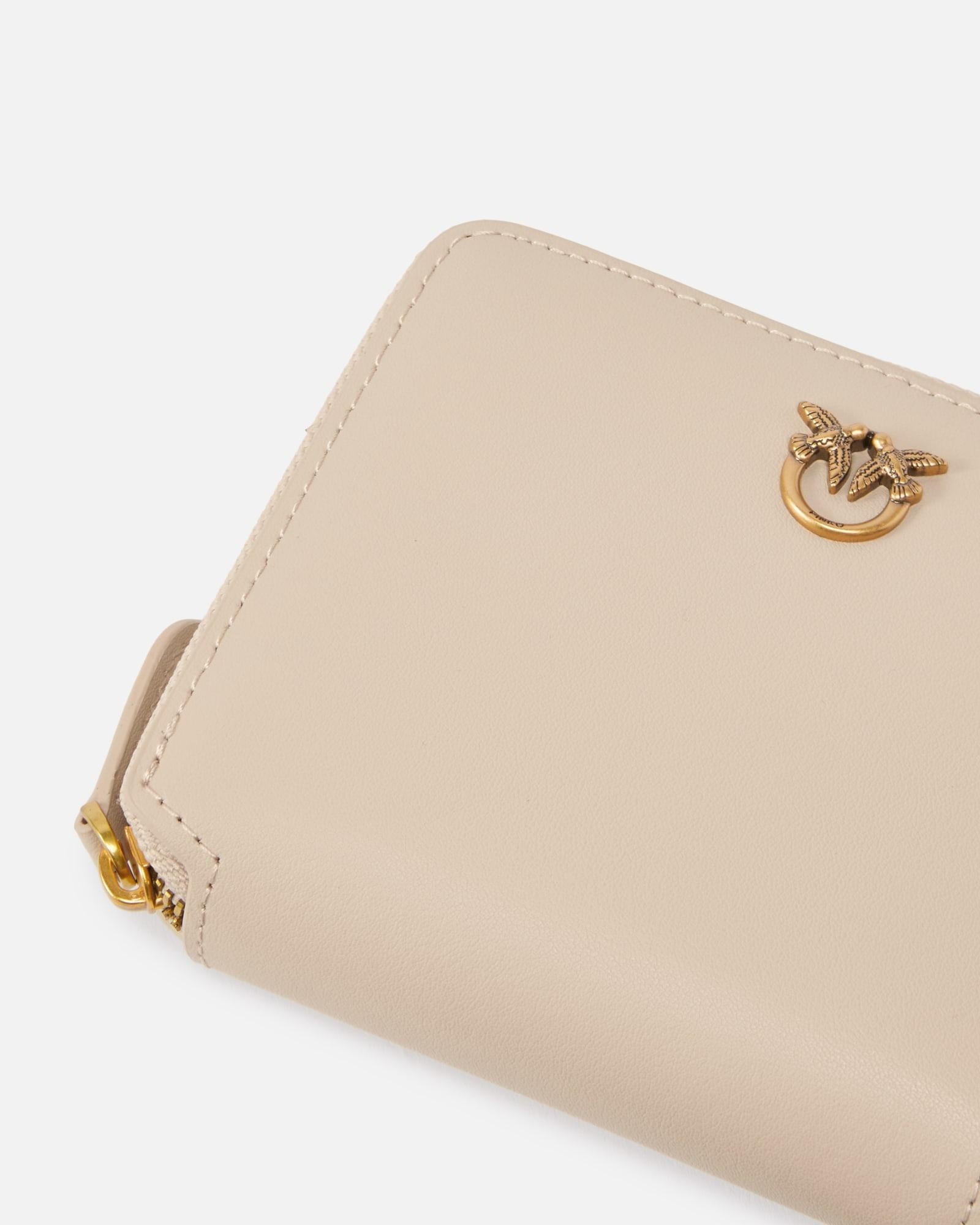 TAYLOR ZIP AROUND  VITELLO SETA 100249 A0F1/C50Q PINKO