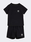 SHORT TEE SET       BLACK 