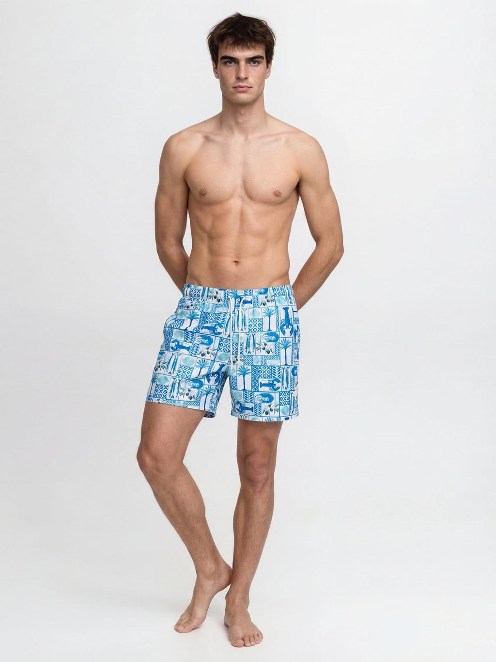 JPSTMAUI VIBES NOVELTY AOP SWIM SHORT SN 