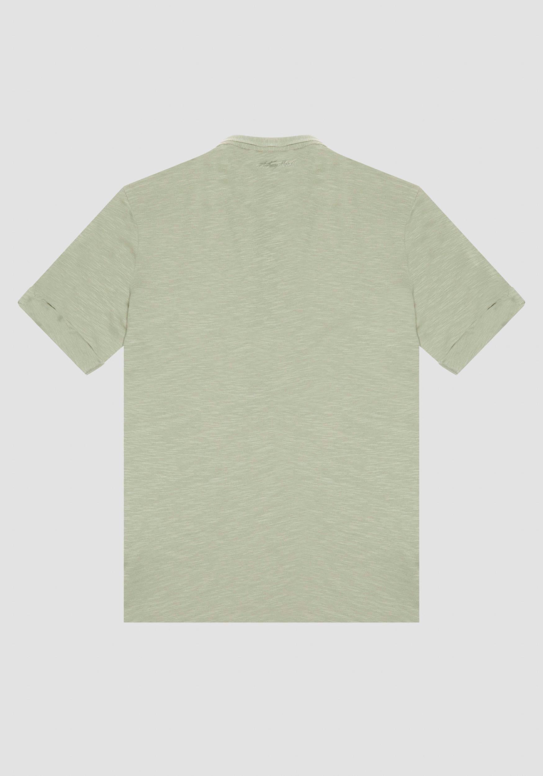 T-SHIRT REGULAR FIT IN COTONE 