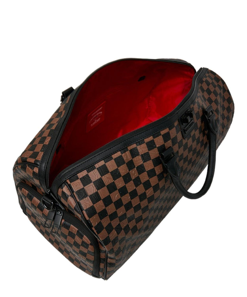 CHECK 2 EMBOSS DUFFLE 