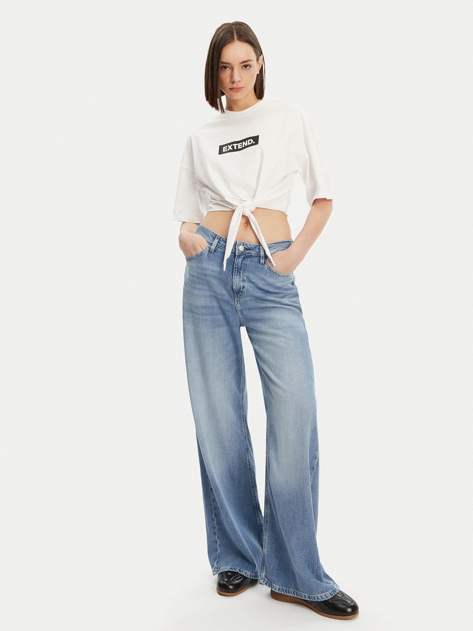 ONLSERENA LIFE S/S O-NECK KNOT TOP XTJRS 