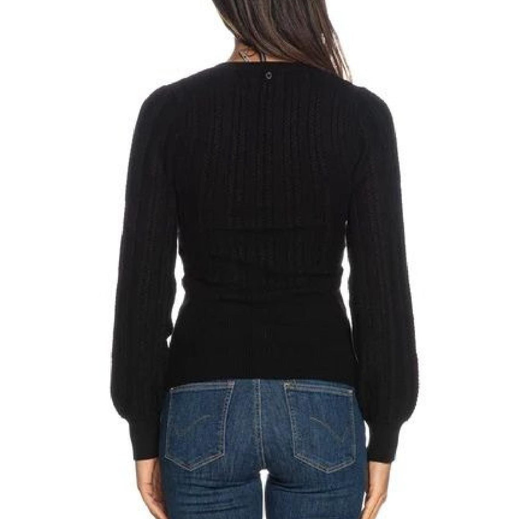 LIVIA LS VN CARDI SWTR W4BR31Z2V42/JBLK GUESS