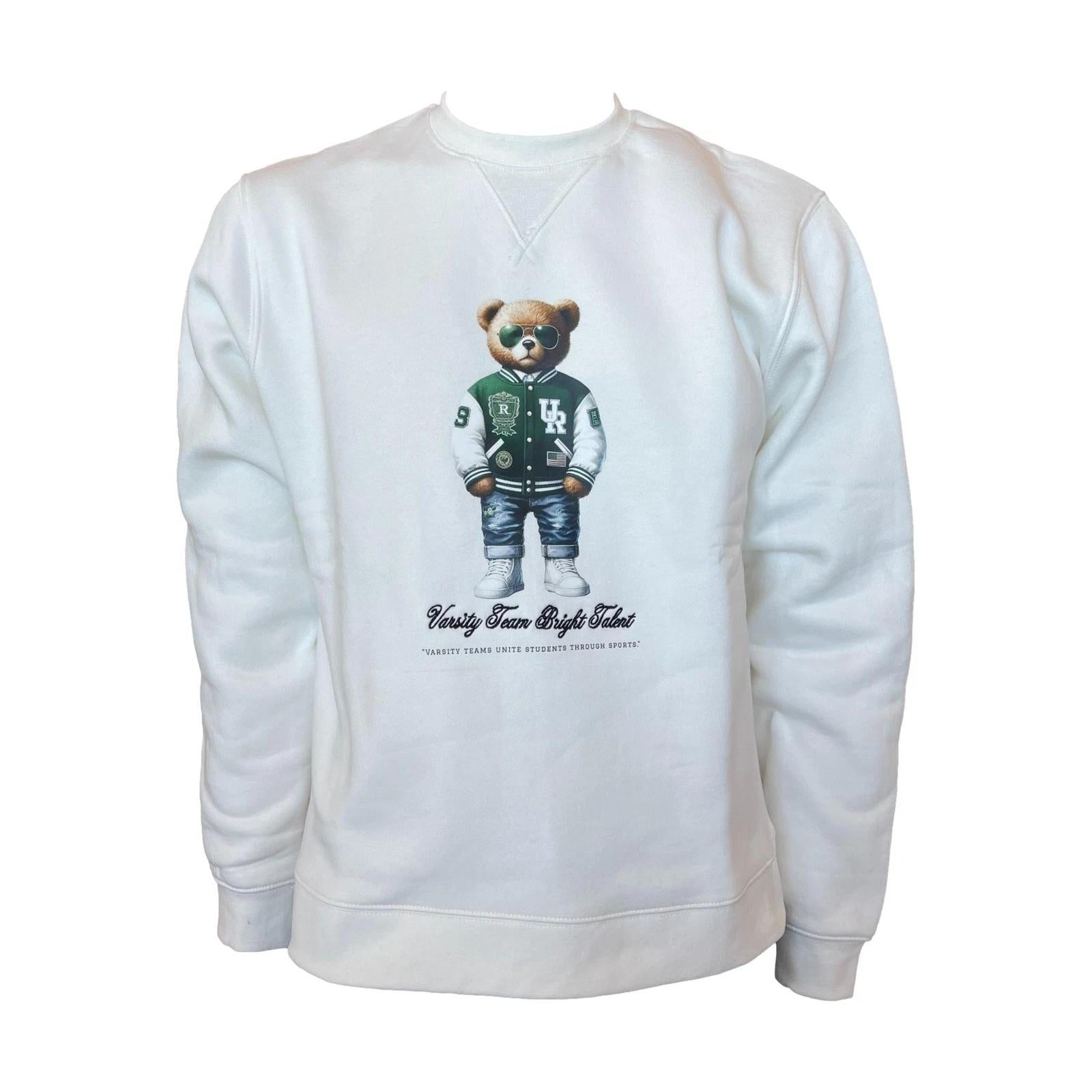 G/C FELPA STAMPA DAVANTI UR9120024/LATTE URBAN RING