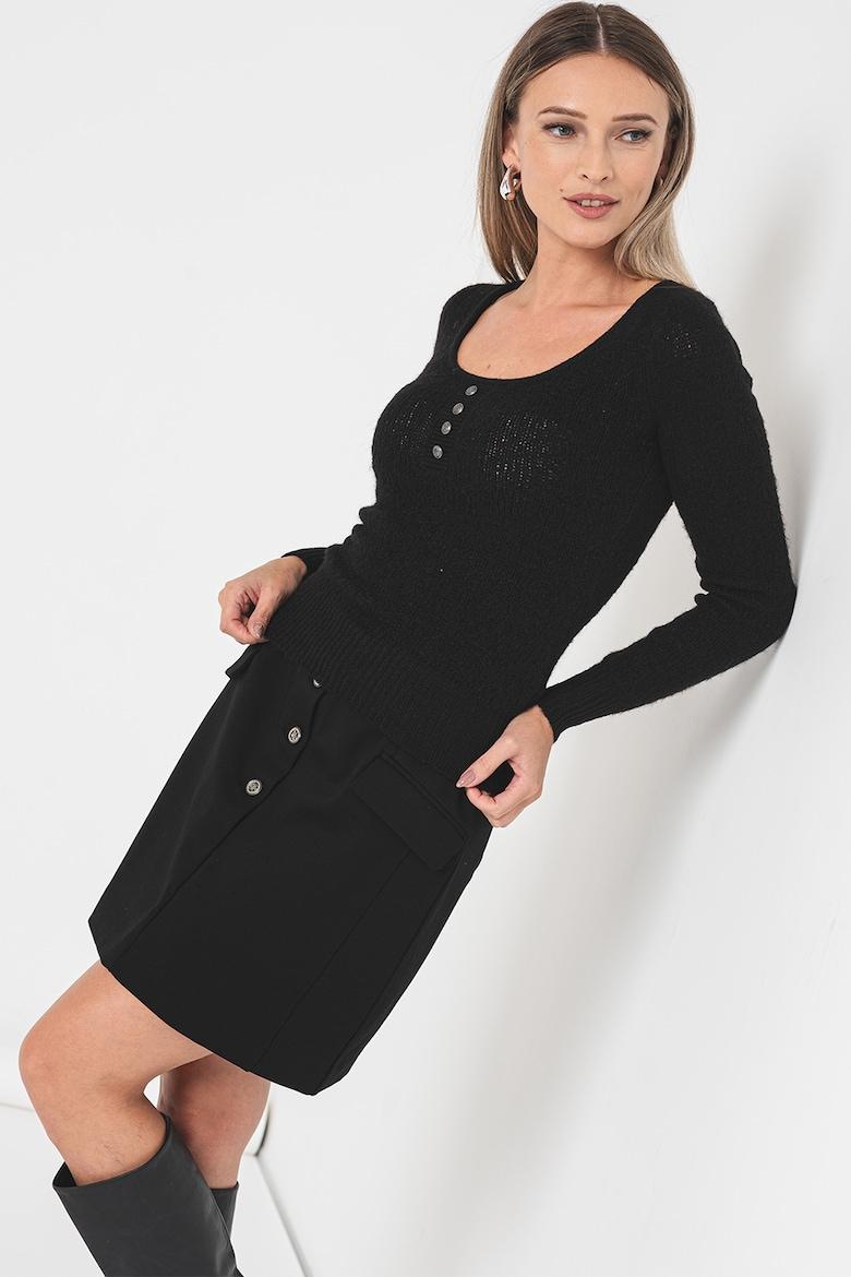 SARIAH LS HENLEY SWTR W4BR50Z3HZ2/JBLK GUESS