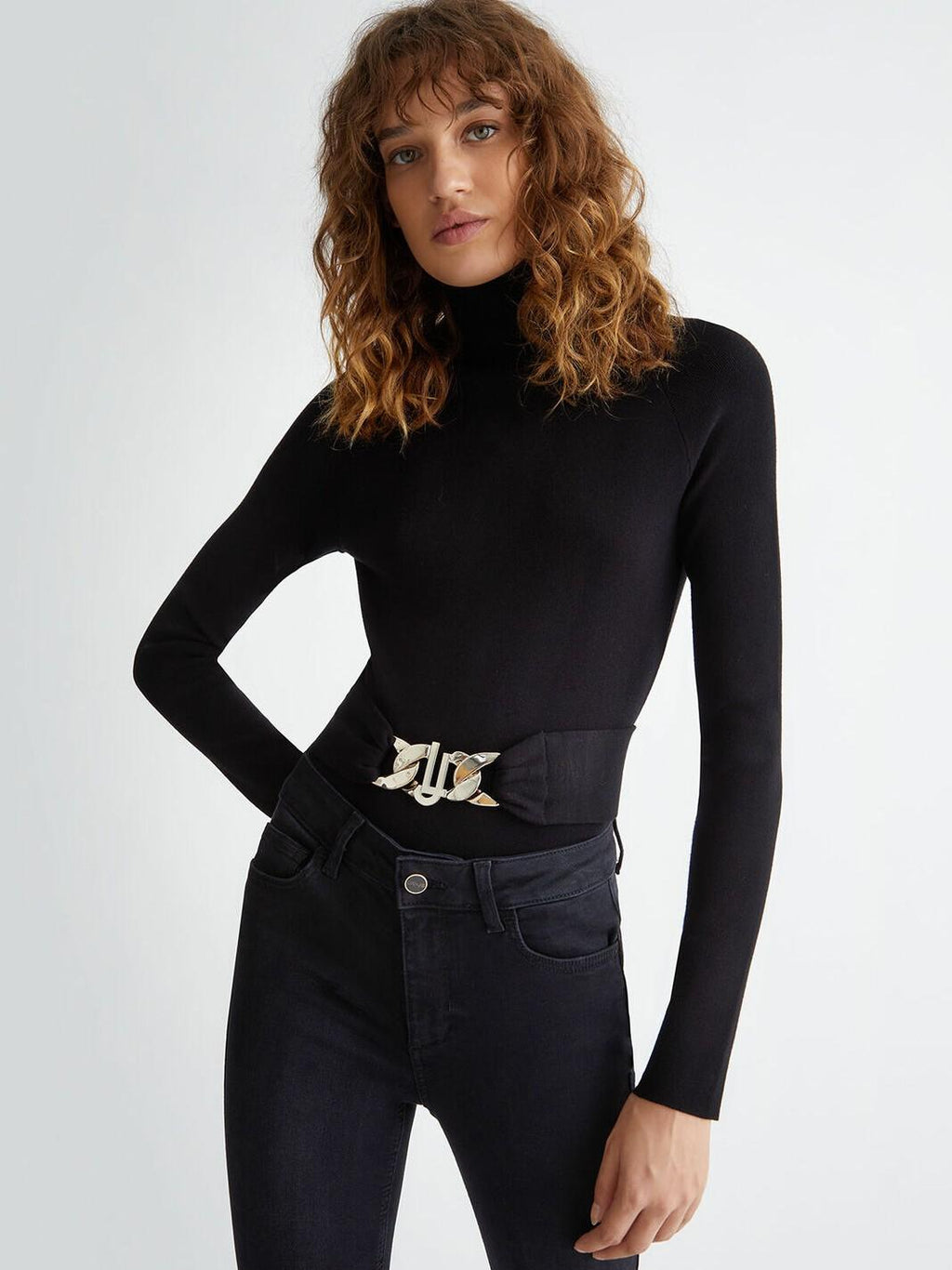 ECS MAGLIA CHIUSA M/L CUT-OUT CF3050MS99E/22222 LIU JO