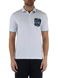 POLO PRINT POCKET S/S A35127/01 SUN68