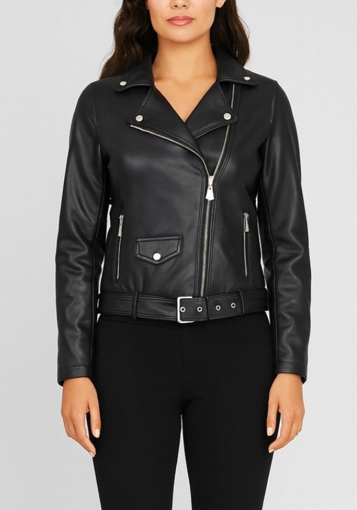 GIUBBINO CHIODO MW9640036/NERO MARKUP