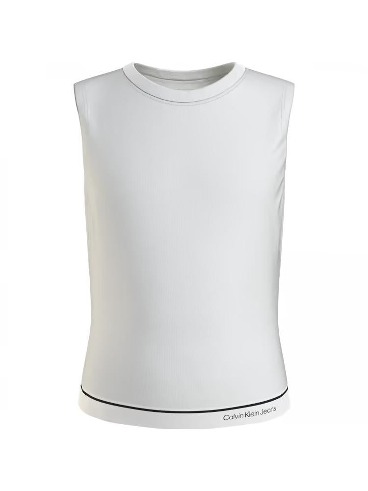 LOGO TAPE SLEEVELESS PUNTO TOP 