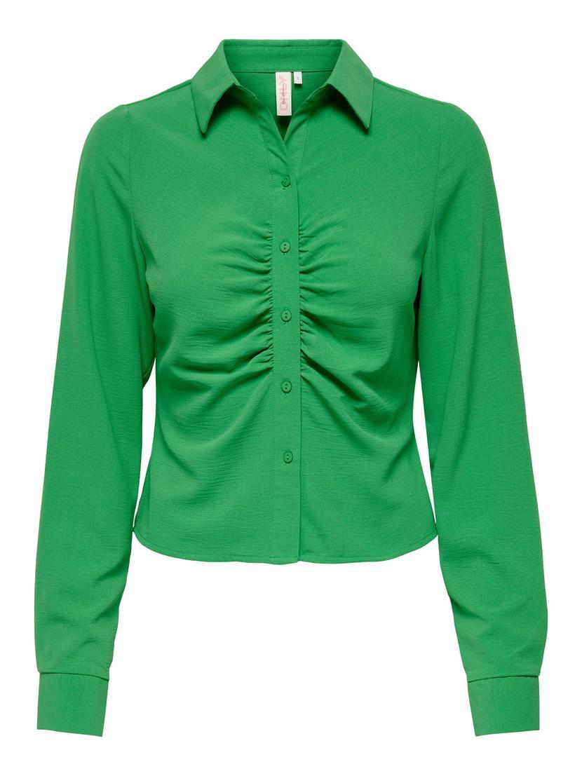 ONLMETTE LS WRINKLE TOP WVN 