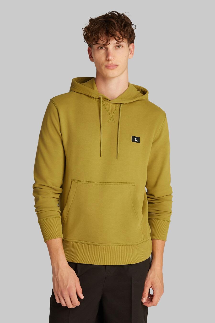 WOVEN LABEL HOODIE J30J327113/LMD CALVIN KLEIN JEANS