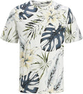 JACK AND JONES JJHAWAII AOP TEE SS CREW NECK