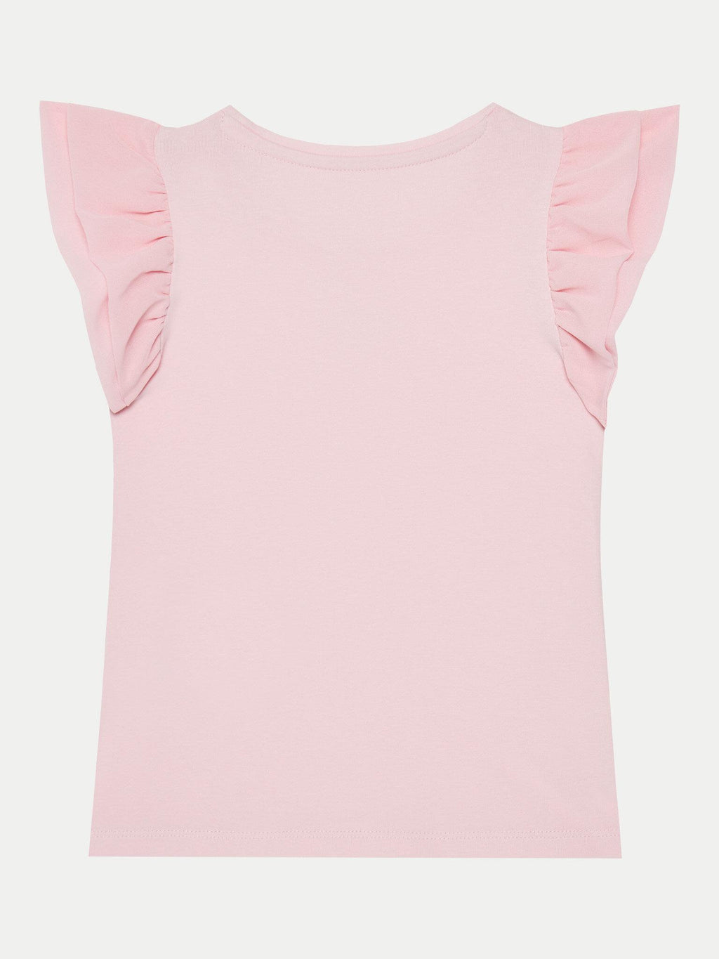 SS T-SHIRT W/CHIFFON 