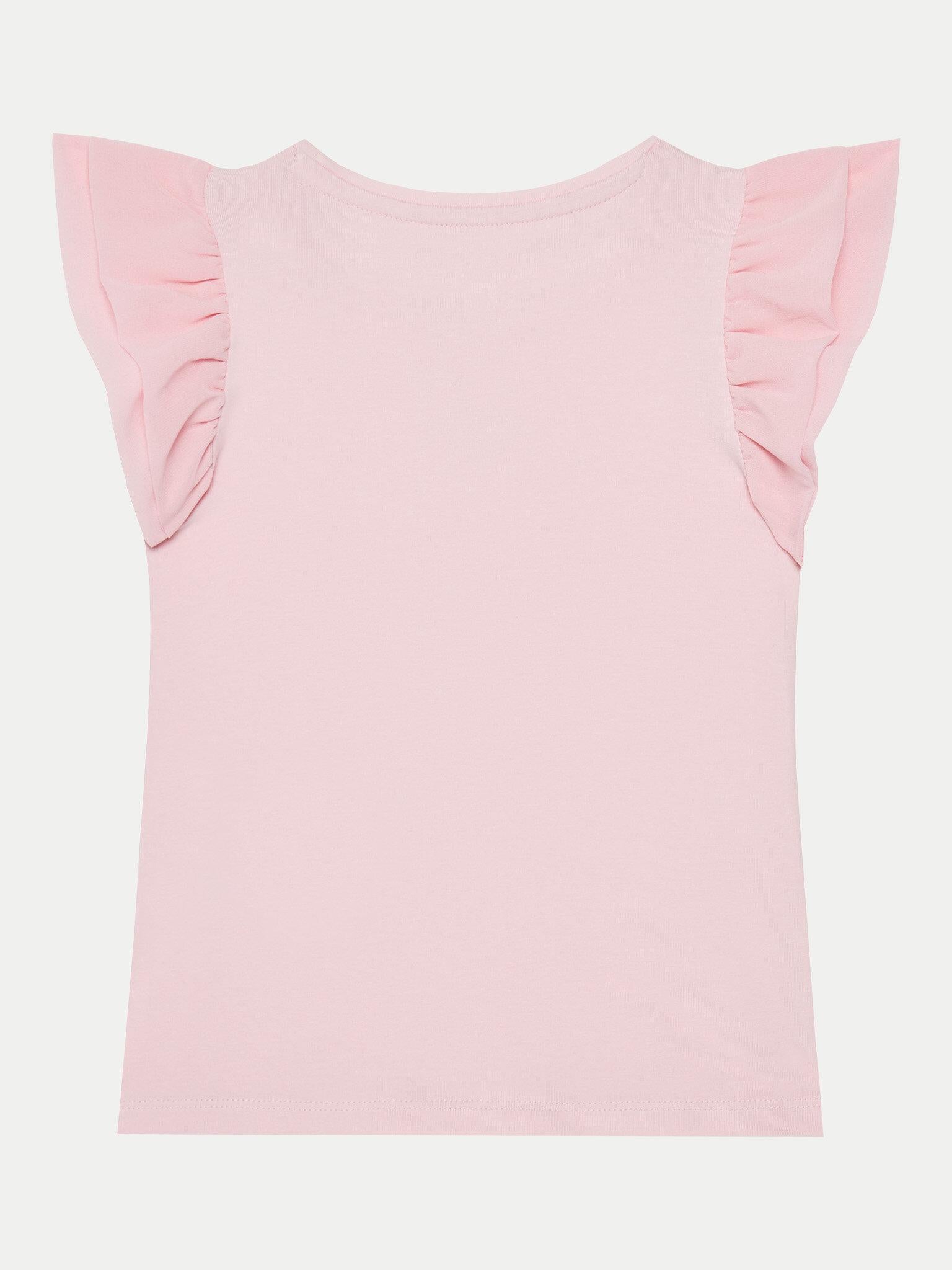 SS T-SHIRT W/CHIFFON 