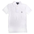 SLIM FIT COTTON MESH POLO SHIRT 