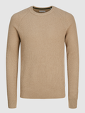 JACK AND JONES JJPANNEL KNIT CREW NECK AW24