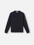 White Cotton Crew Neck Sweater