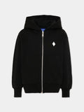 MARCELO BURLON COUNTY OF MILAN FLEECE ZIP HOODIE BOY