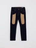 JECKERSON PANTALONE JEANS C/TOPPA ALCANTARA JUNIOR