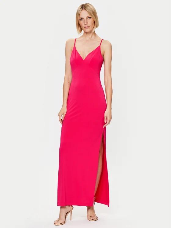 MICRO STRAPS RAMSHA LONG DRESS 