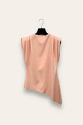 LOVEme Blusa sagomata asimmetrica in crepe
