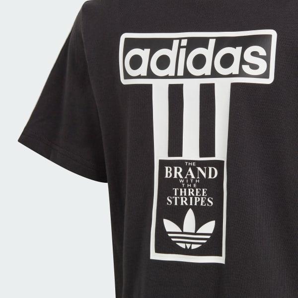SHORT TEE SET       BLACK/WHITE 