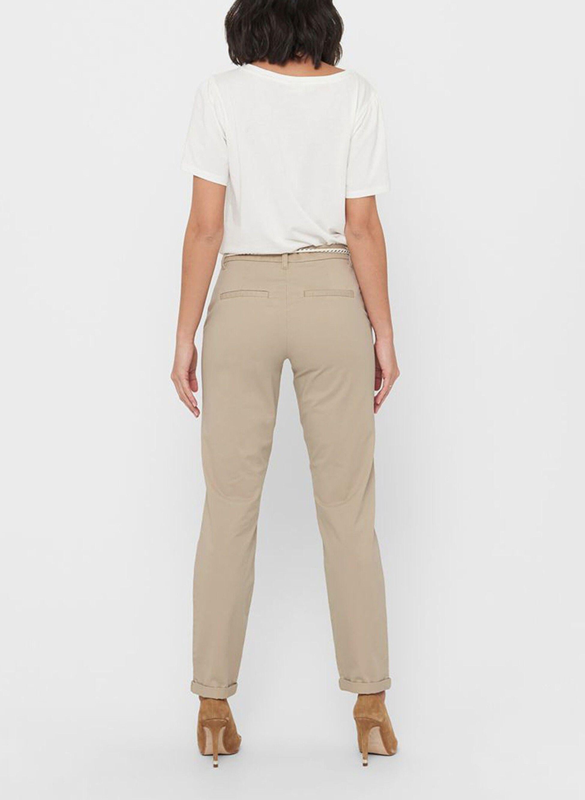 ONLBIANA MW COTTON BELT CHINO PNT NOOS 