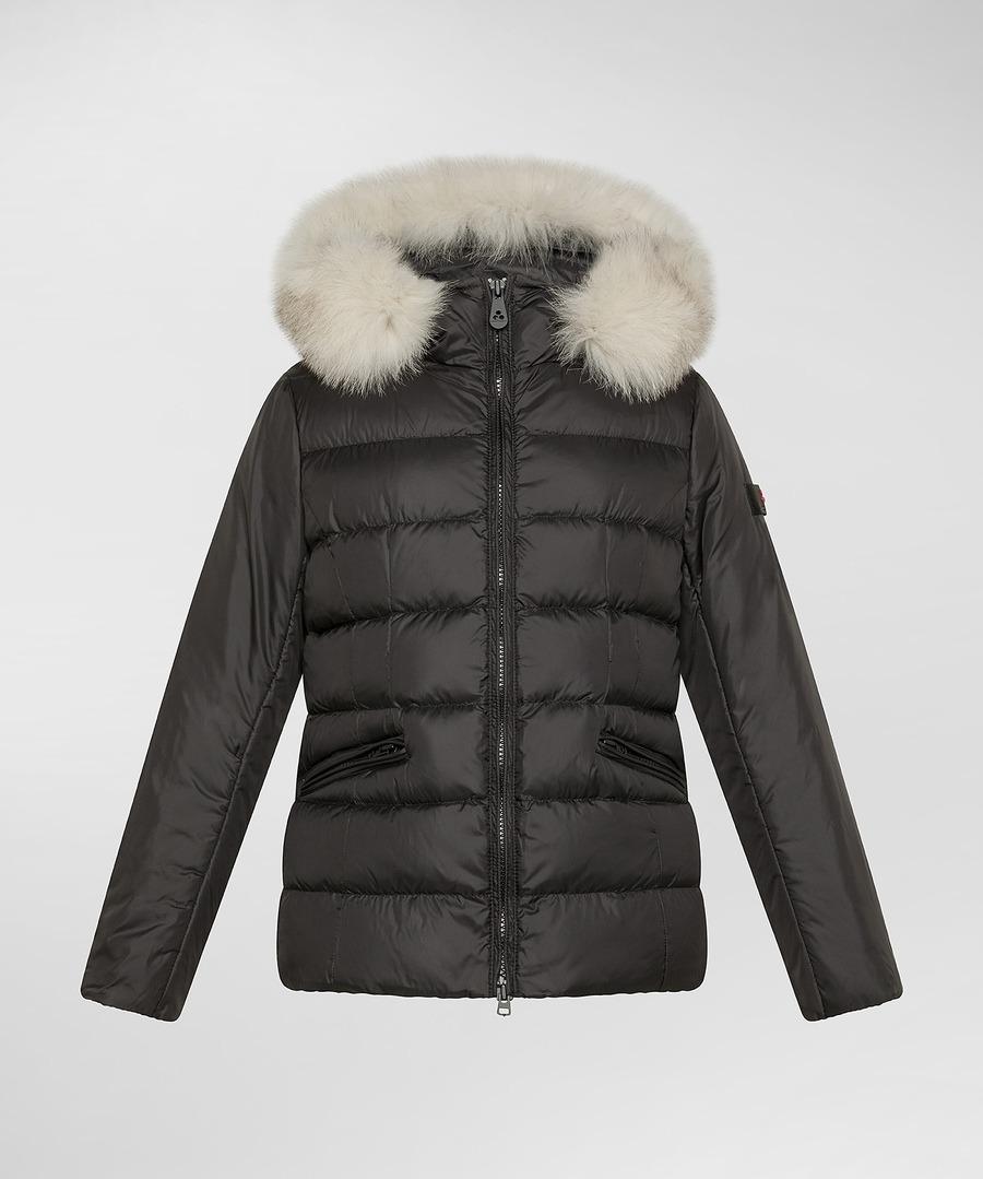 TURMALET MQS 04 FOX FUR KID PKK2066 01181903/NER PEUTEREY