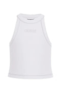 GUESS GMT DYE RIB CROP SL TOP