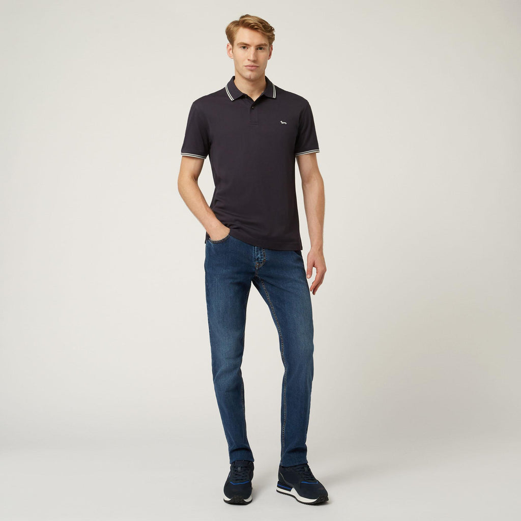 POLO RIGHI CONTRASTO COLLO MM 