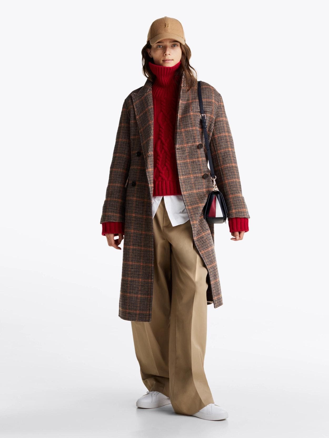 REG DF WOOL DB CHECK WW0WW43216/0PA TOMMY HILFIGER