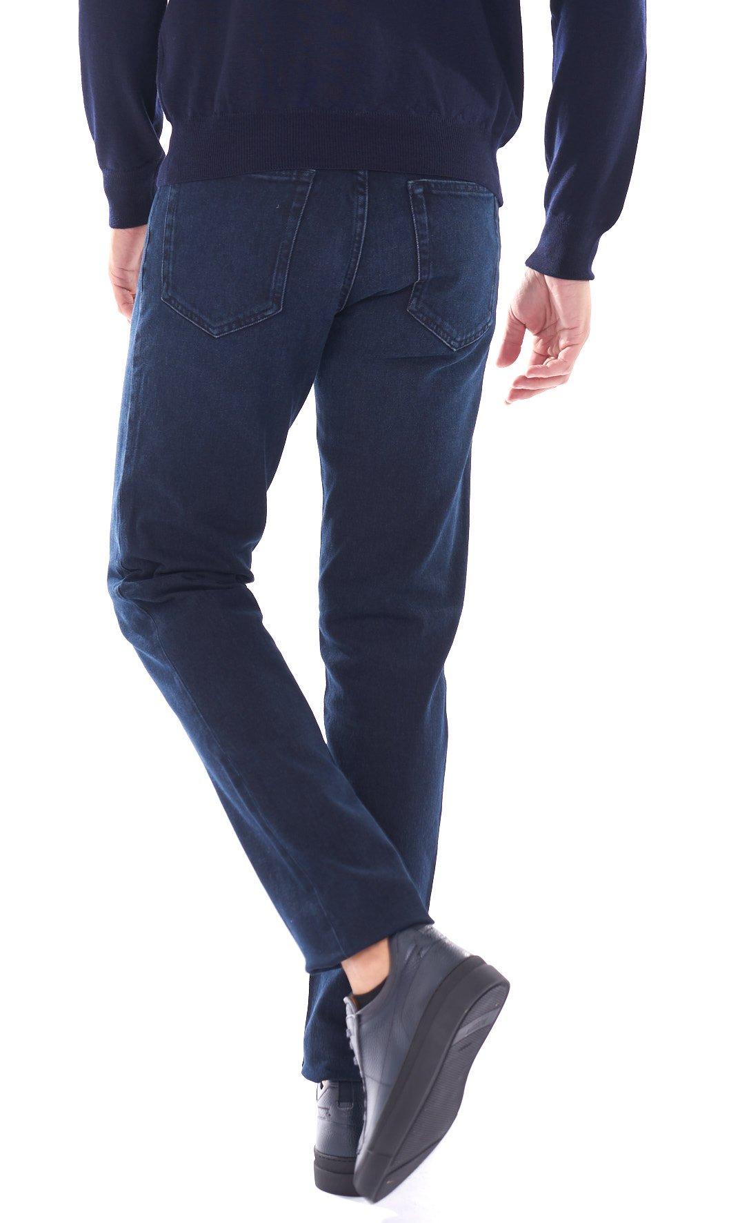 5 POCKET 370 CLOSE DENIM COMFORT BLUE BLACK 52J00000-1T006422/U283 TRUSSARDI