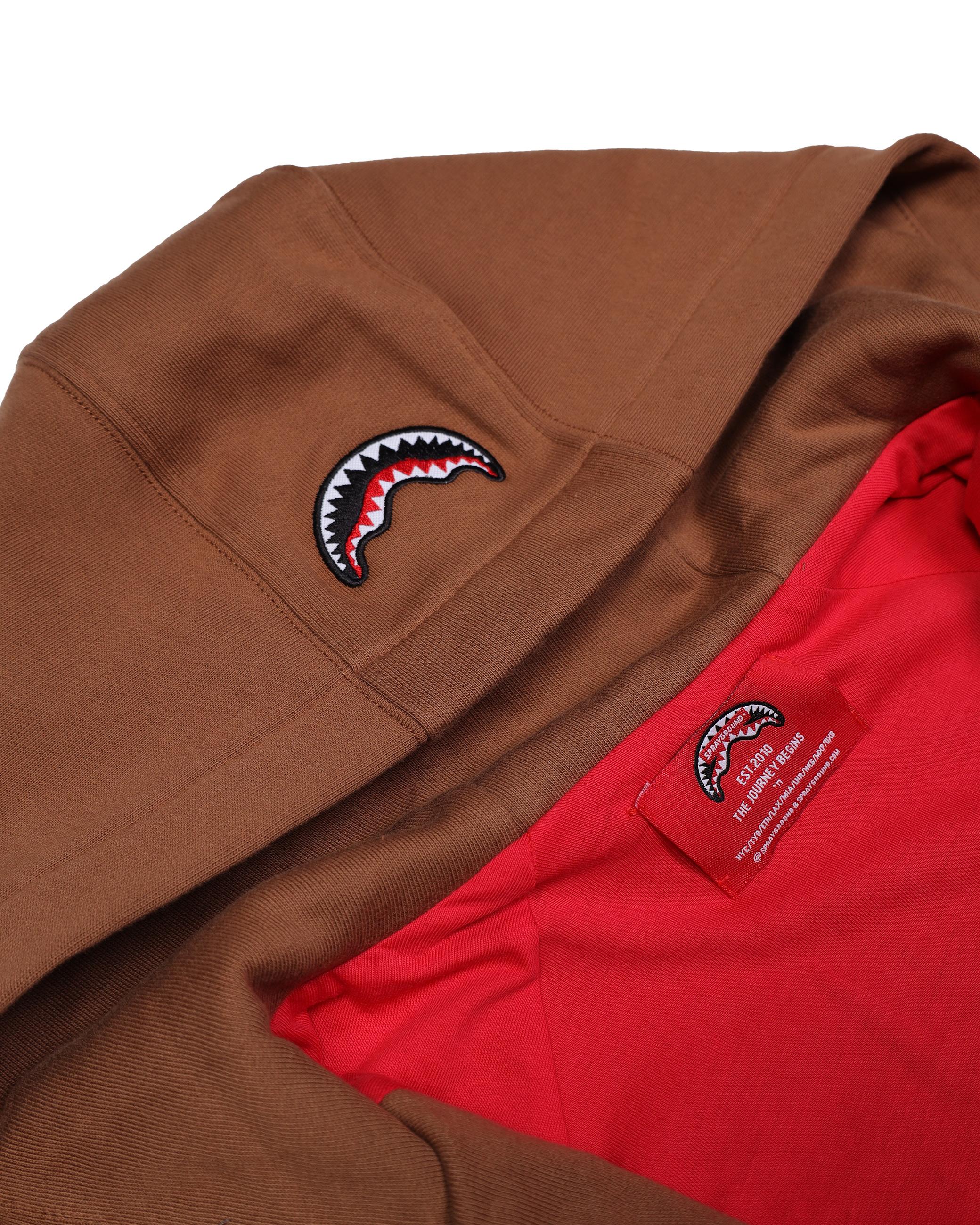 GRAFFITI PERFECT FULL-ZIP SPY1324/BROWN SPRAYGROUND