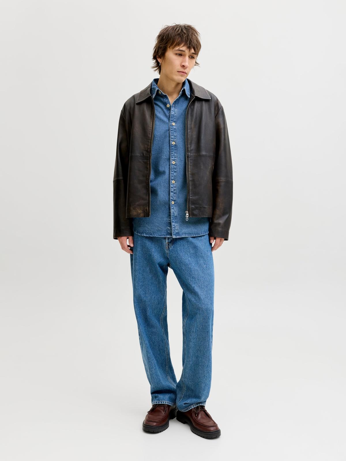 12289227/Blue Denim MID BLUE JACK AND JONES