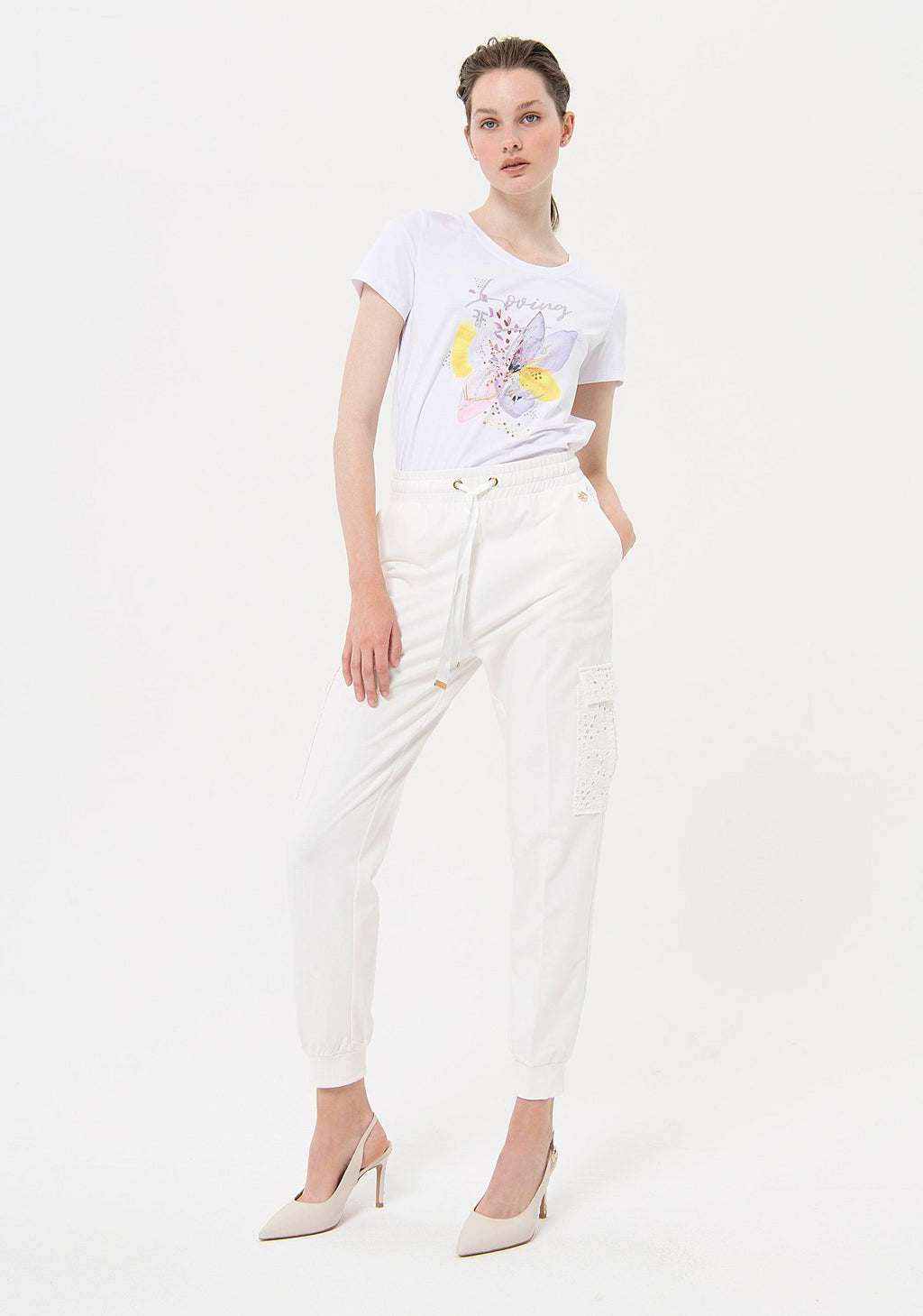 SWEATER PANTS CREAM 