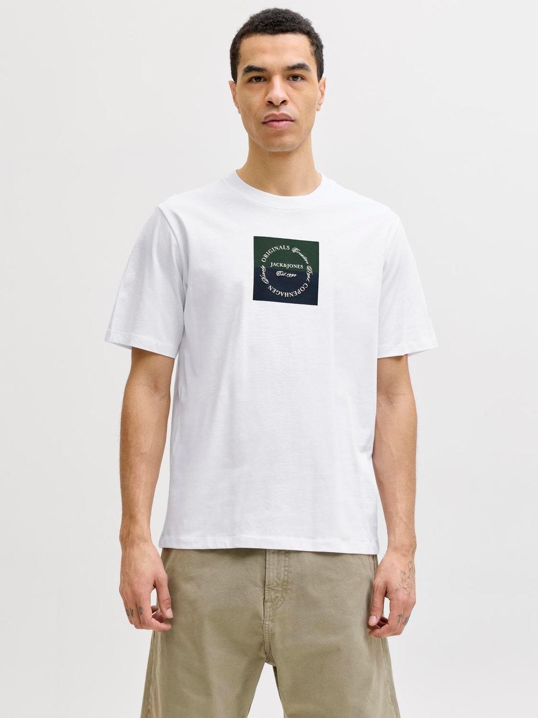12290856/Bright White JACK AND JONES