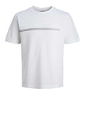 JACK AND JONES JCOFUSION CHEST BRAND TEE SS CREW NOOS