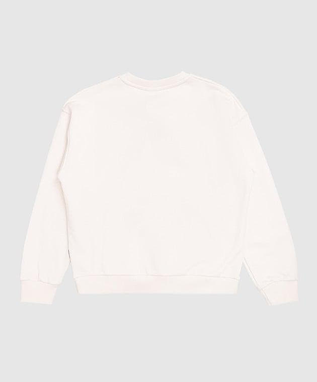 BEAR IN THE POCKET IVORY OVER CREWNECK 