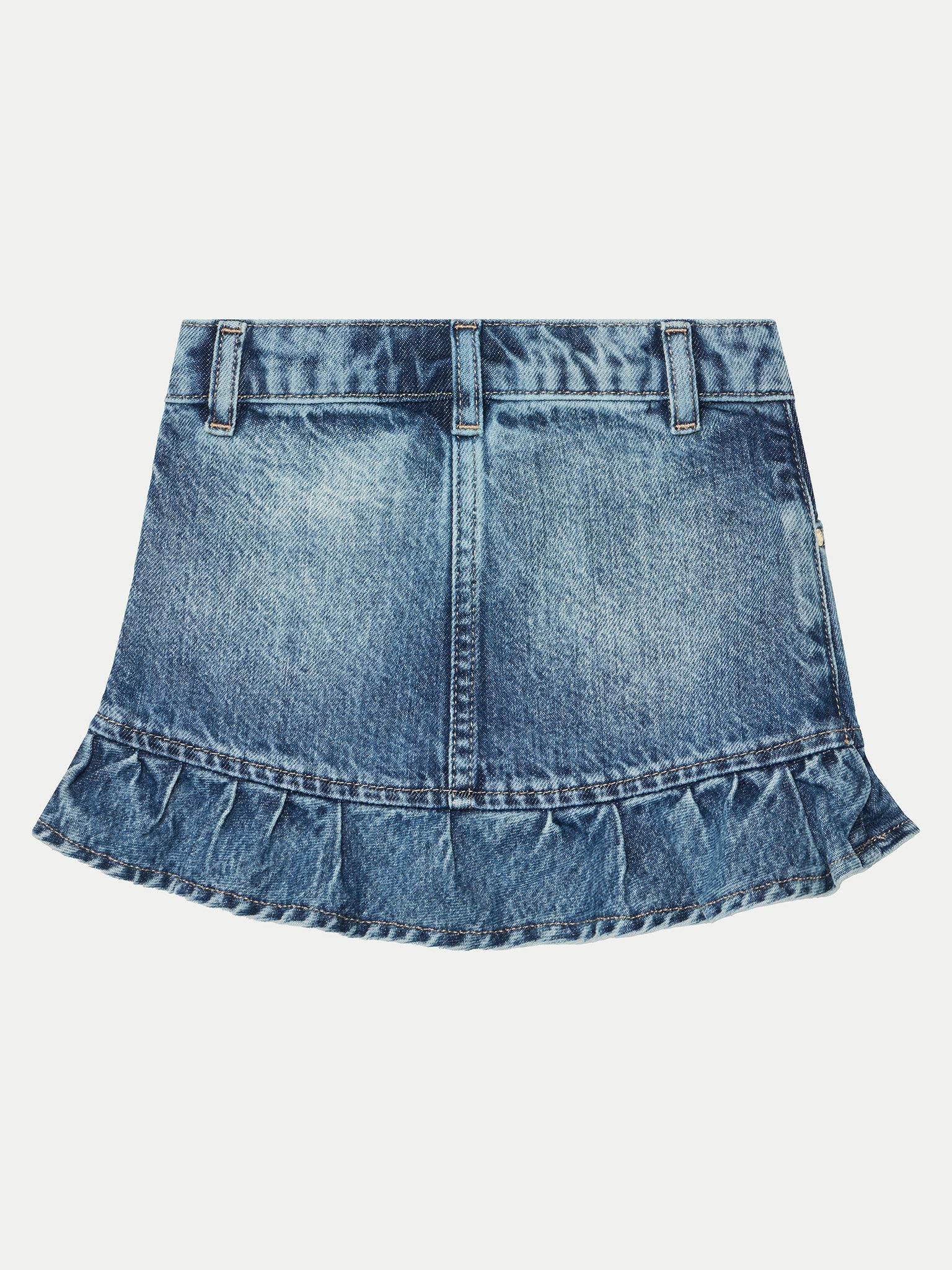 RIGID DENIM SKIRT 