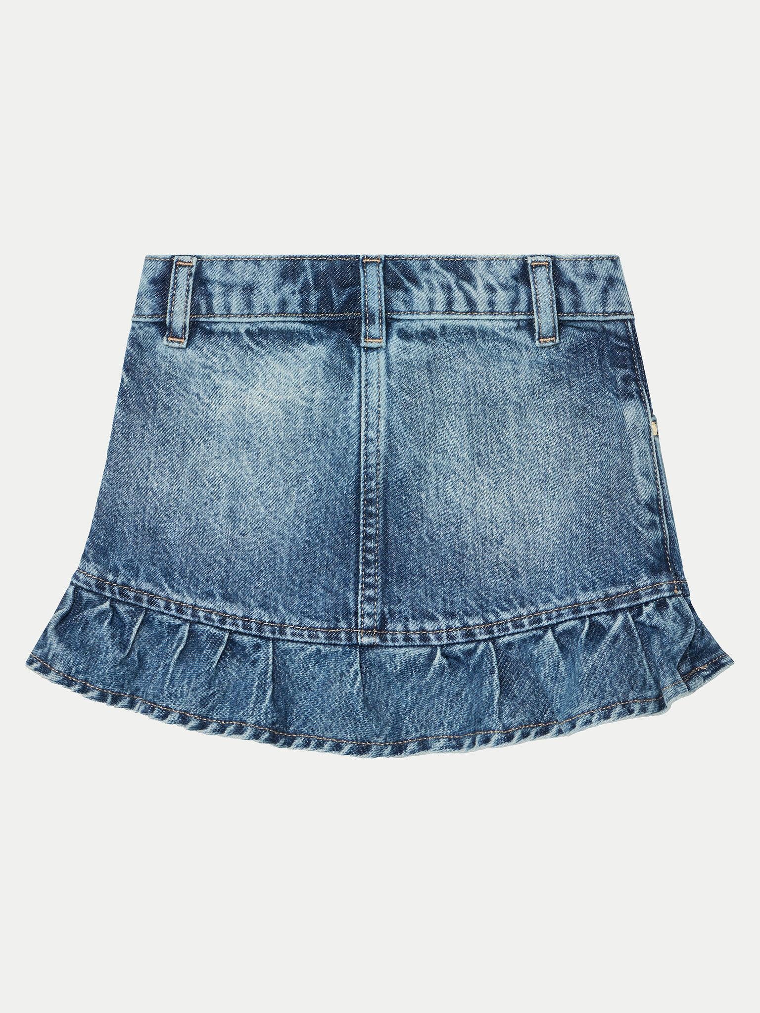 RIGID DENIM SKIRT 