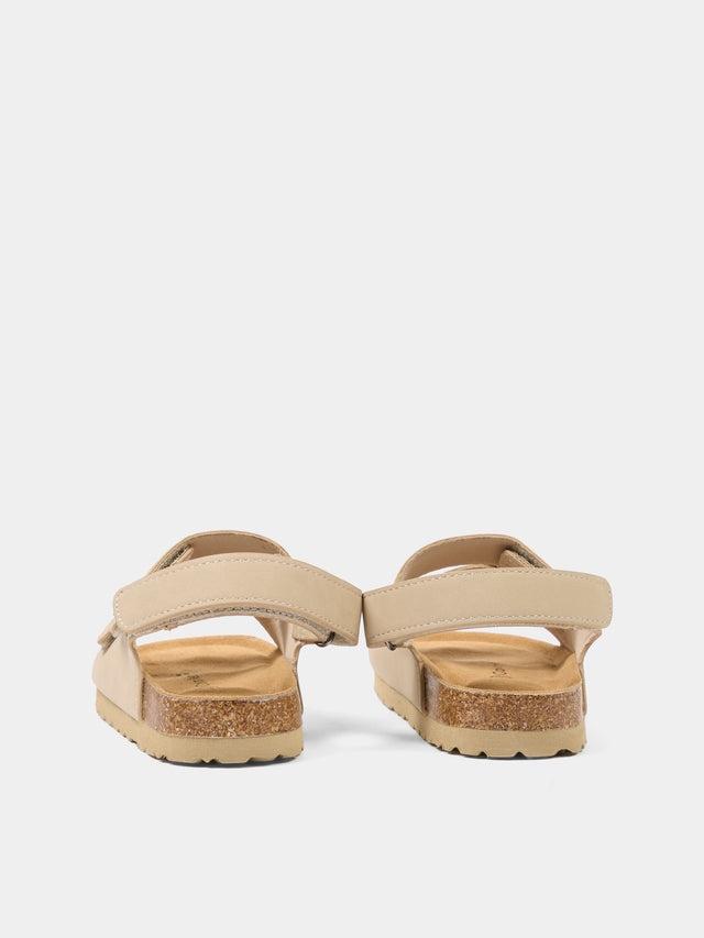 SANDALO VELCRO NERO 
