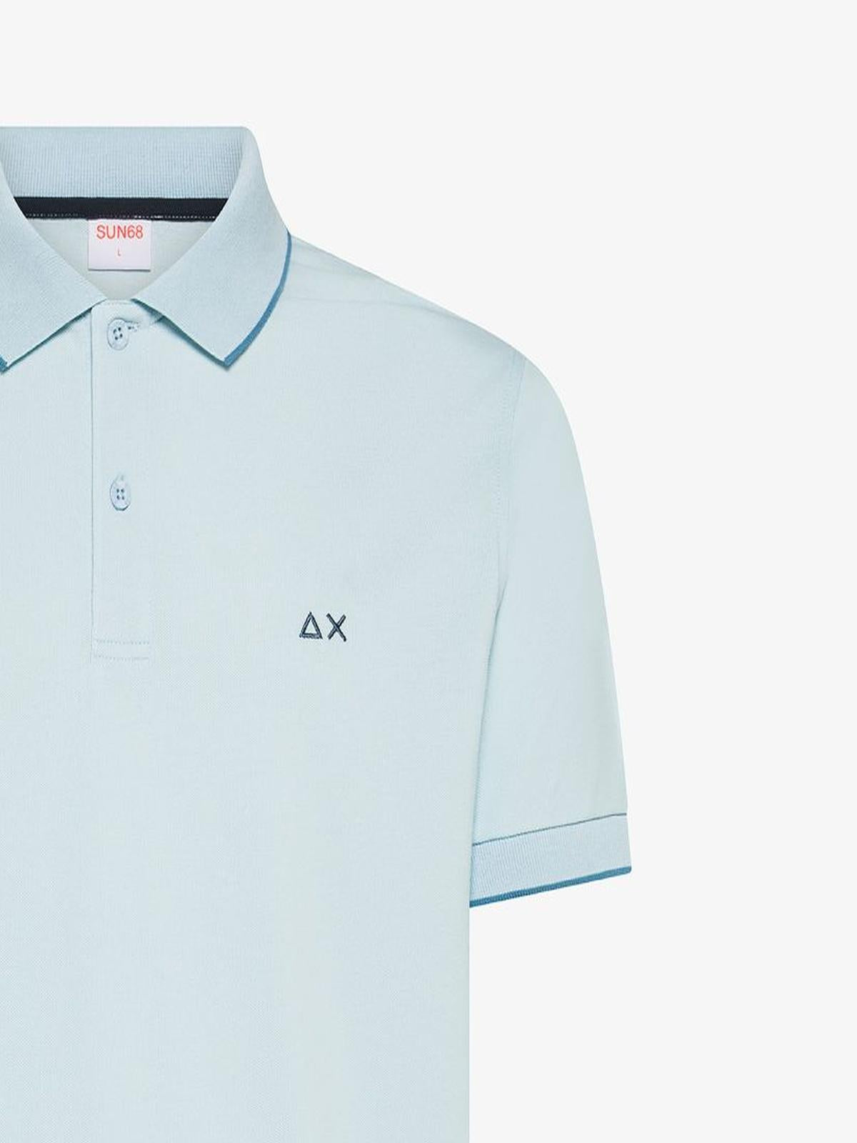 POLO SMALL STRIPE ON COLLAR S/S 