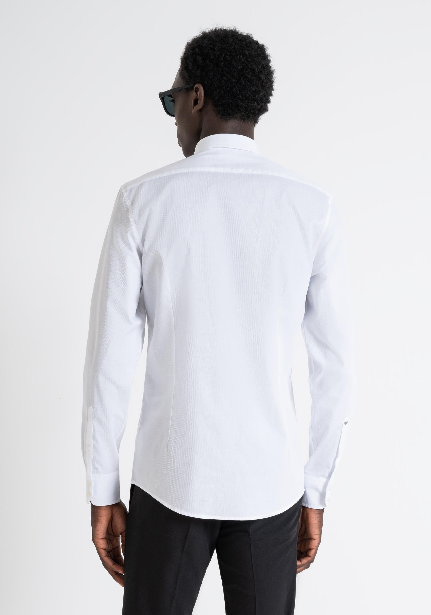 CAMICIA NAPOLI SLIM FIT IN TES MMSL00628 FA440052/1000 ANTONY MORATO