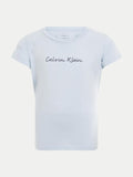CALVIN KLEIN SCRIPT LOGO SLIM SS T-SHIRT