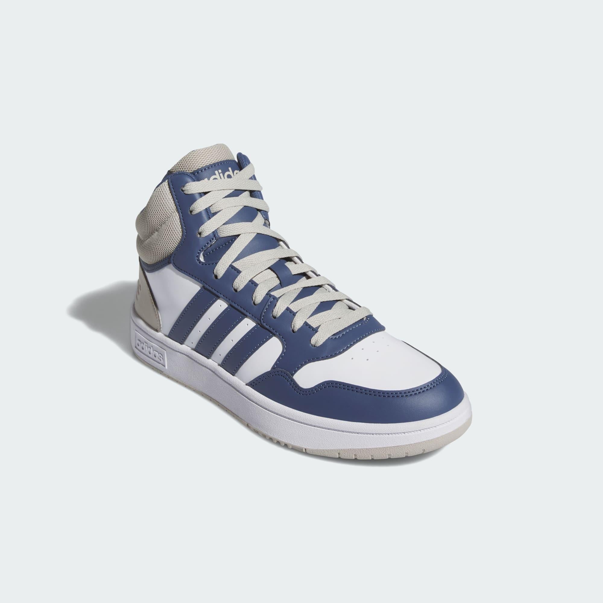 HOOPS 3.0 MID       FTWWHT/PREBLU/PUTGRE IH0158/ND ADIDAS