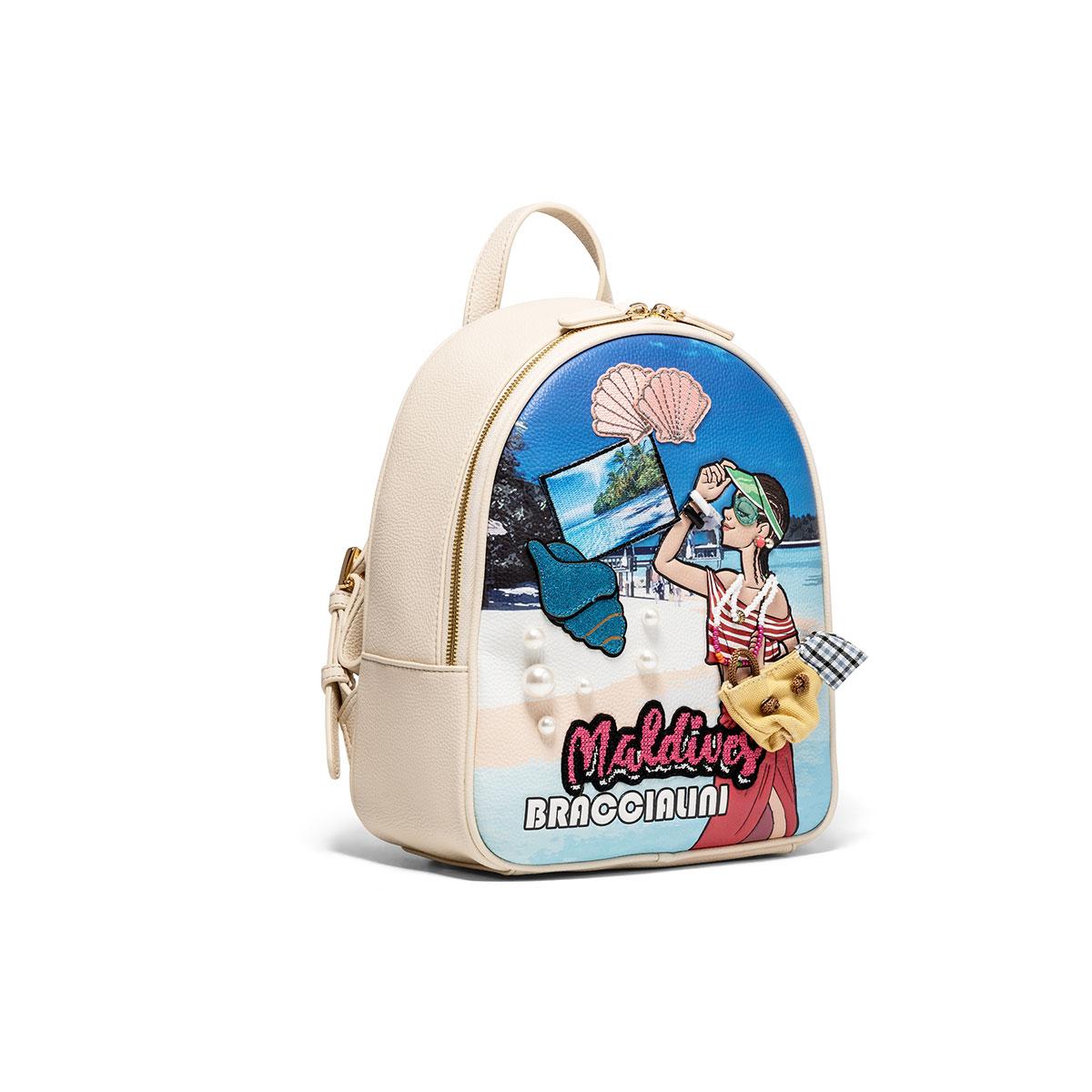 BORSA BRACCIALINI CARTOLINE POLISYNT B17623/818 BRACCIALINI