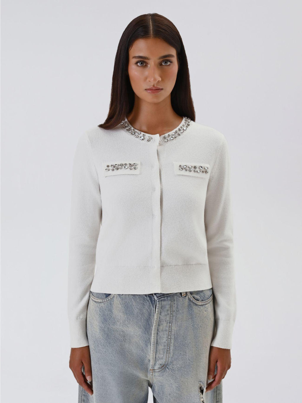 DIST X73107 MAG CARDIGAN BOTTONI CFM0012057003/B036 RINASCIMENTO