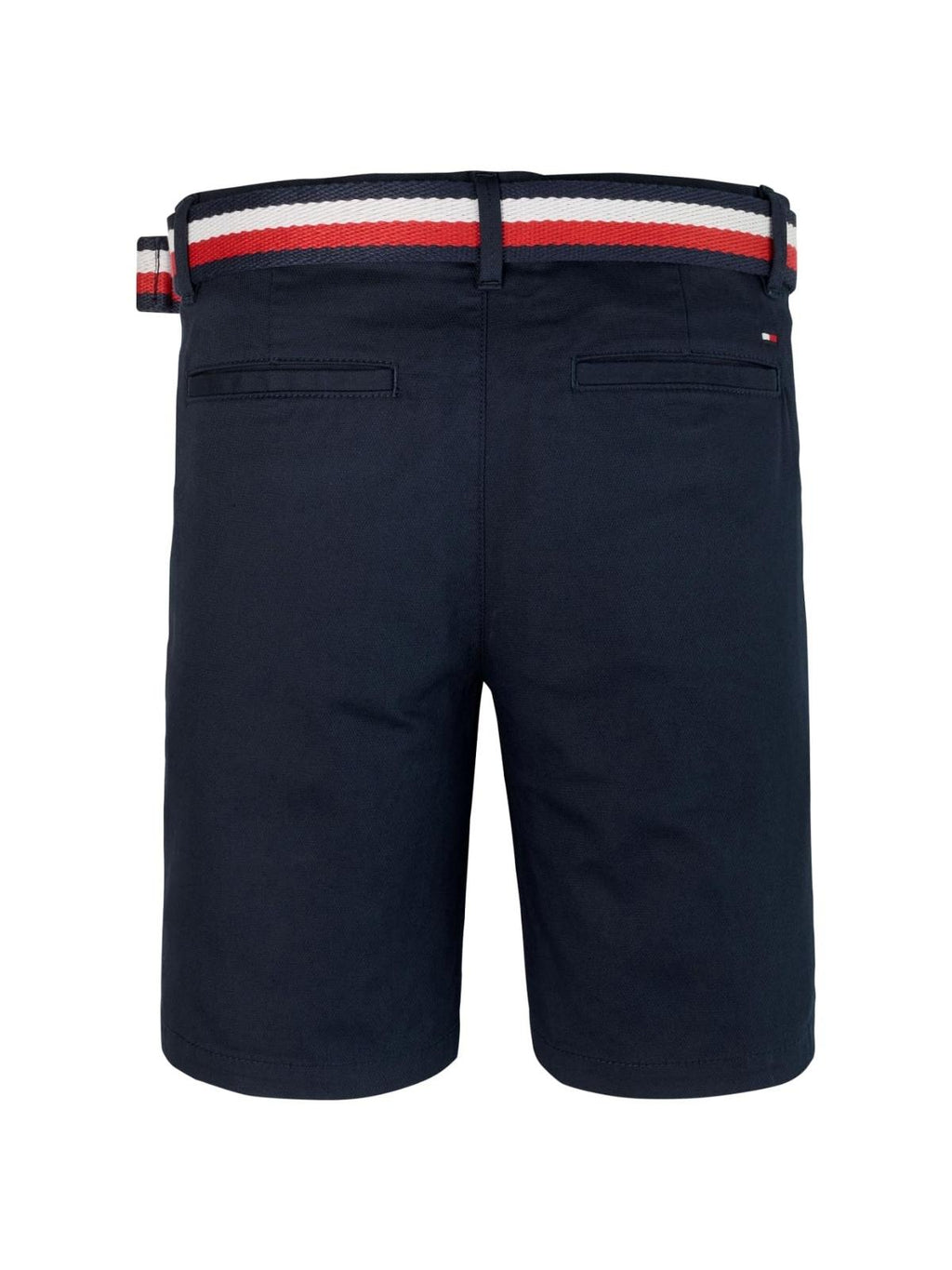 WOVEN BELTED SHORTS 