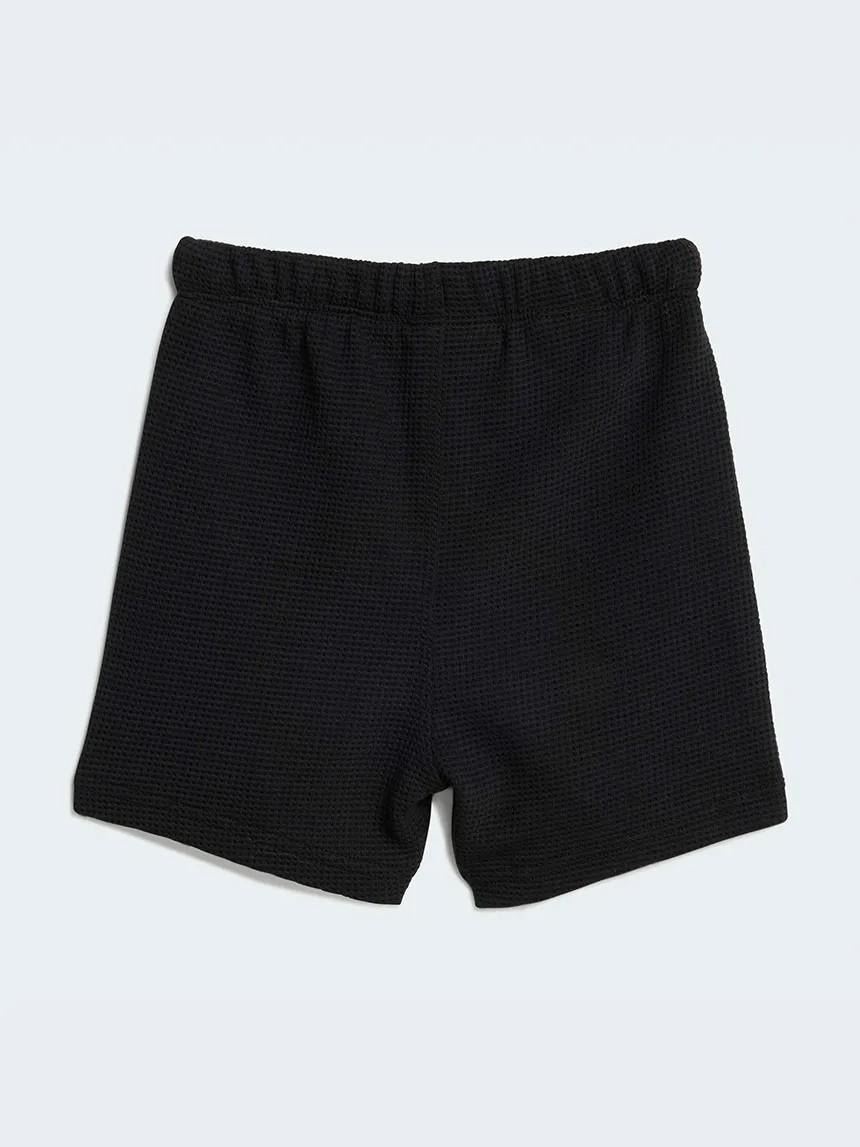 SHORT TEE SET       BLACK 
